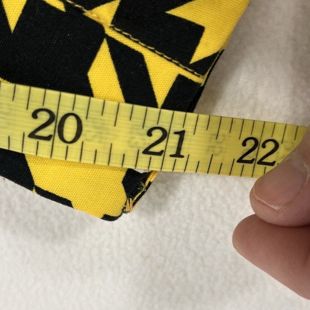 Loudmouth Golf Shorts Mens 42 Black Yellow Houndstooth Stretch - Picture 7 of 10